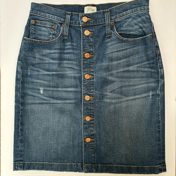 J. Crew Denim Skirt Size 28 - Picture 4 of 9